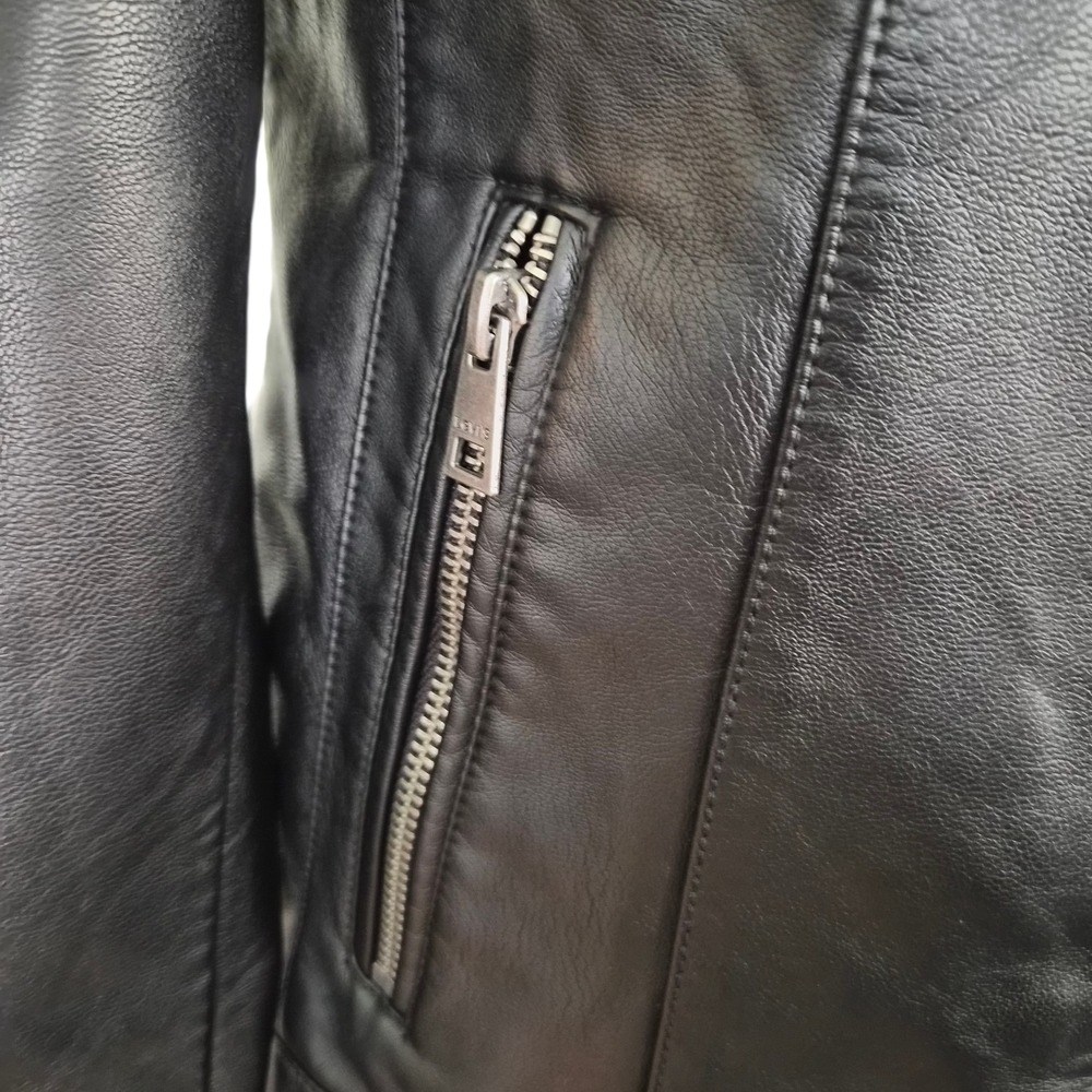 Levi's Women's Faux Leather Motocross Racer Jacket - XSmall New Without Tag - Picture 6 of 13